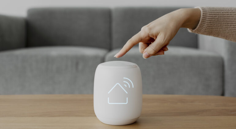Smart speaker for house control innovative technology